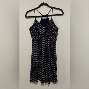 LOFT Navy Sleeveless Dress